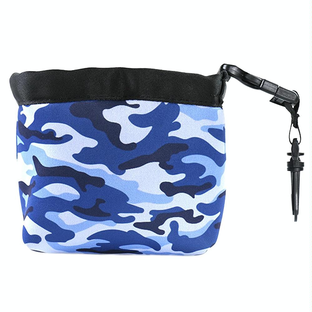 Portable Removable Golf Ball Waterproof Cleaning Bag(Camouflage)