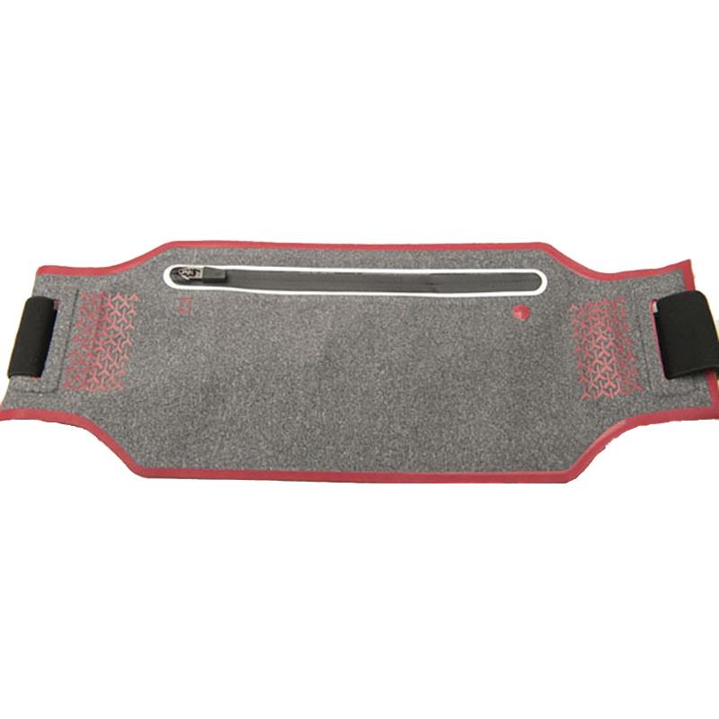 Ultra-Thin Outdoor Waterproof Waist Pack Lightweight Storage Sports Belt(Red)