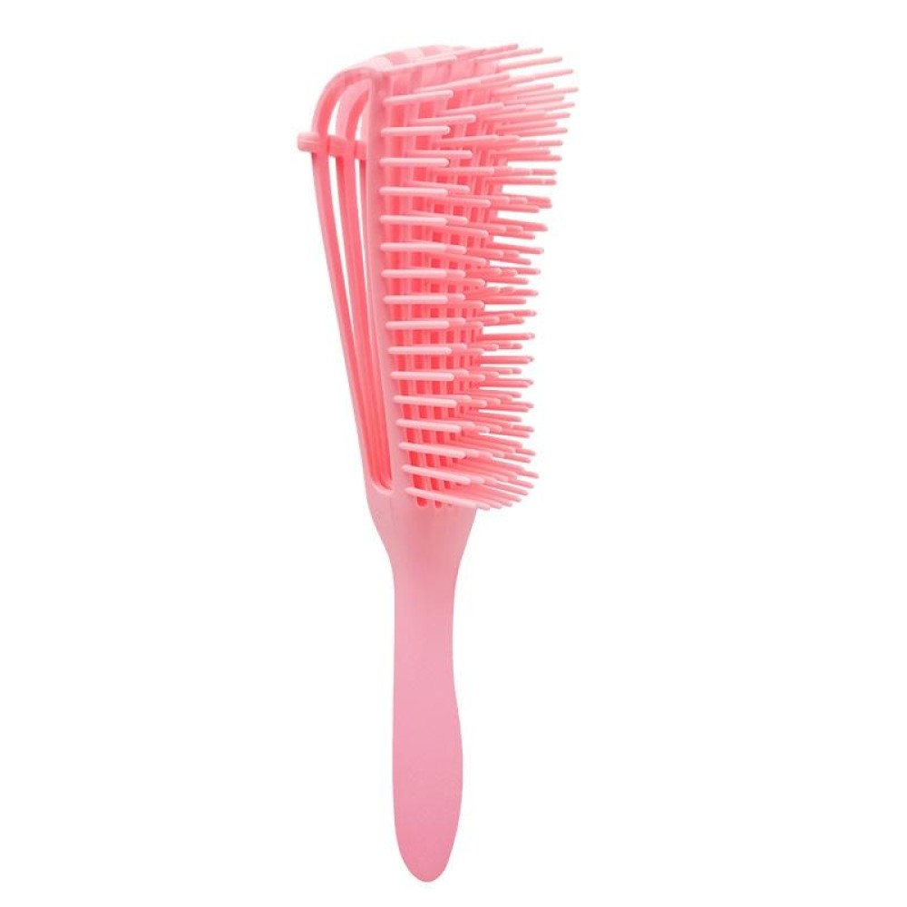 Hair Smoothing Breathable Octopus Comb Adjustable Massage Comb(Pink)