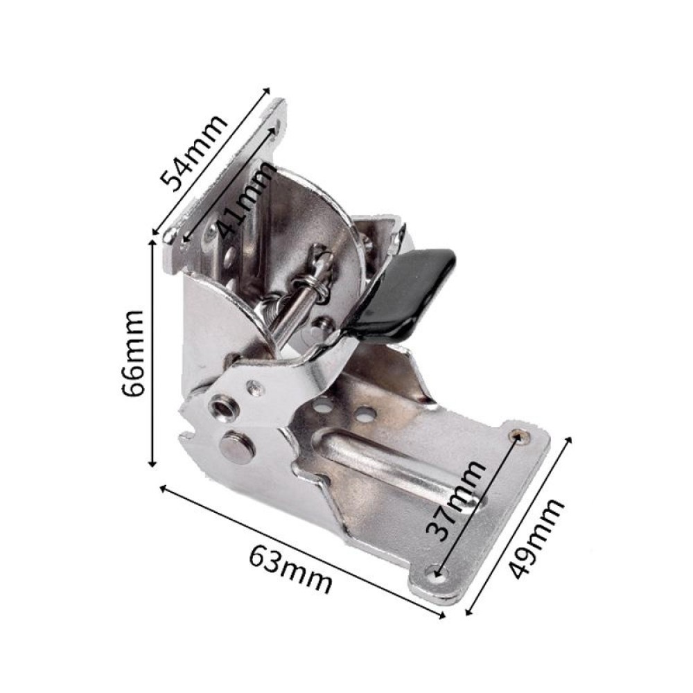 Collapsible Hinge Furniture Table Splicing Hardware With 10 Screws, Model: 180 Degree Silver