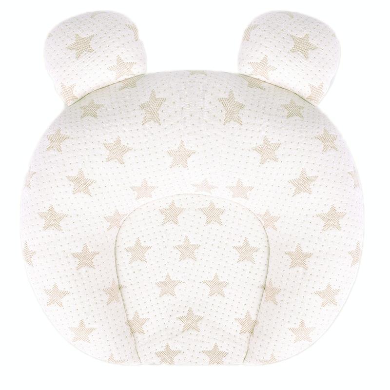 0-1 Year Old Baby Pillow Anti-Head Deflection Shaped Children Pillow, Style: Pentagon Silk Floss Filling