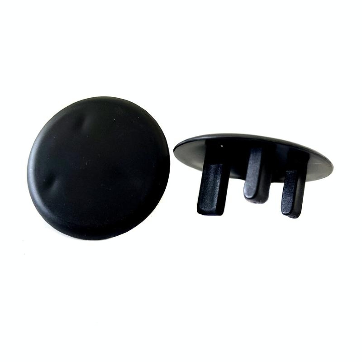 UK 3-Hole Baby Socket Protection Cover, Style: Round Thin Black