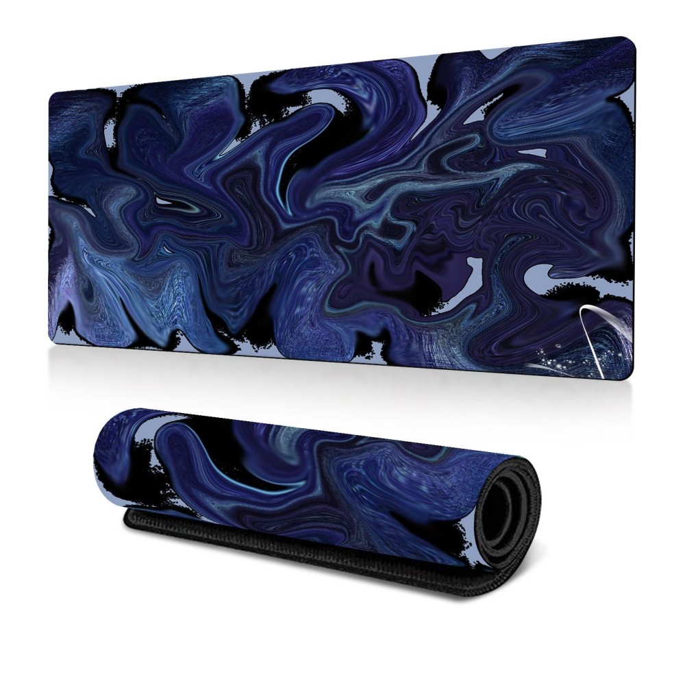 Large Abstract Mouse Pad Gamer Office Computer Desk Mat, Size: 400 x 900 x 2mm(Abstract Fluid 28)