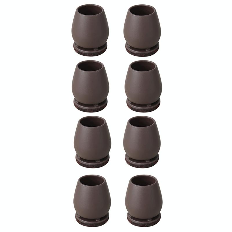 0.75 inch 8pcs /Set 15 Degree Tilt Table And Chair Feet One-Piece Shock-Absorbing Protective Cover For Chairs(Round)