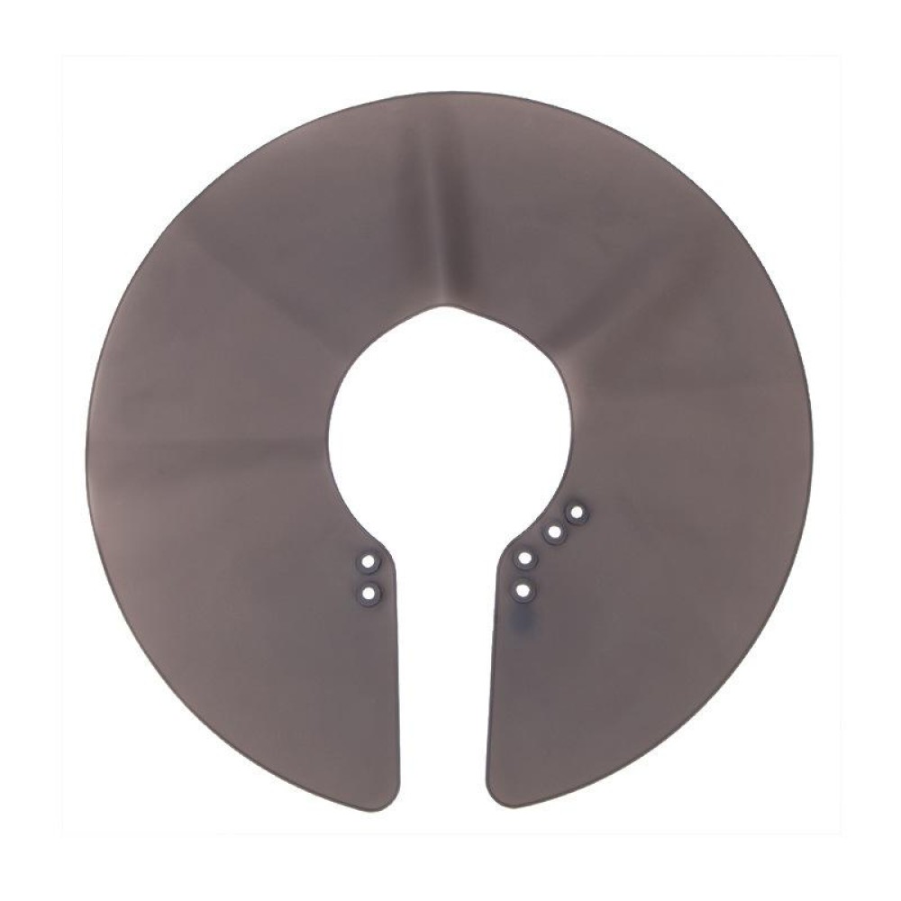 Hair Cutting Adjustable Shawl Capes Silicone Hairdressing Pad Neck Wrap Guard for Salon, Spec: Small Gray