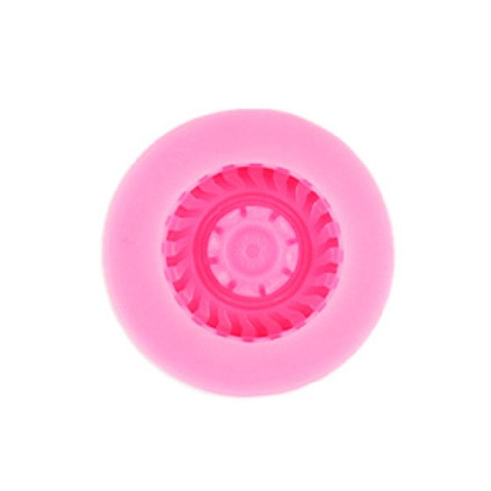 Sports Car Trophy Medal Tire Silicone Mold Glue Plaster Candle Baking Decorative Mold, Specification: 15-233