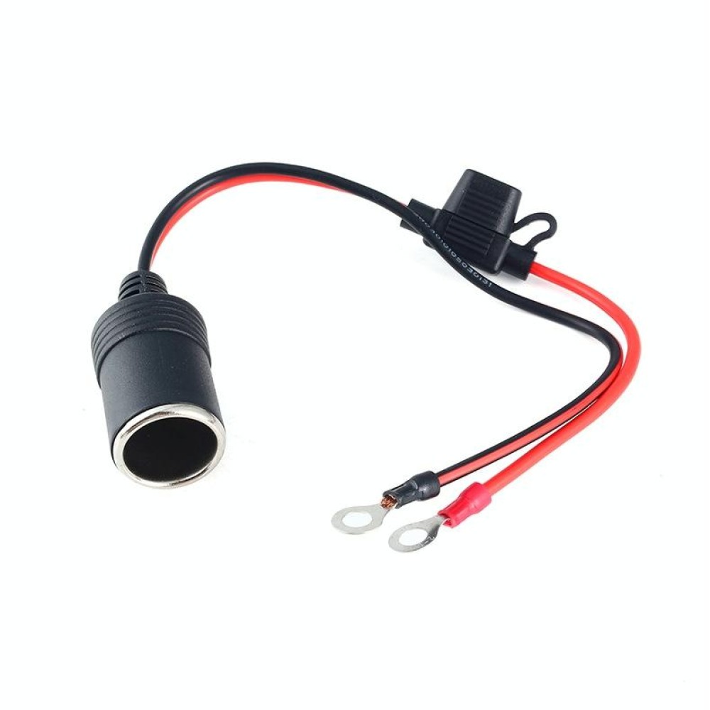 Car Cigarette Lighter Female Socket With 20A Fuse Tube, Cable Length: 50cm