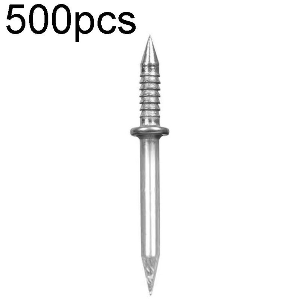 500pcs+5 Tools Skirting Non-Punch Markless Nails Single Headed Bi-Directional Crook Nails Bagged