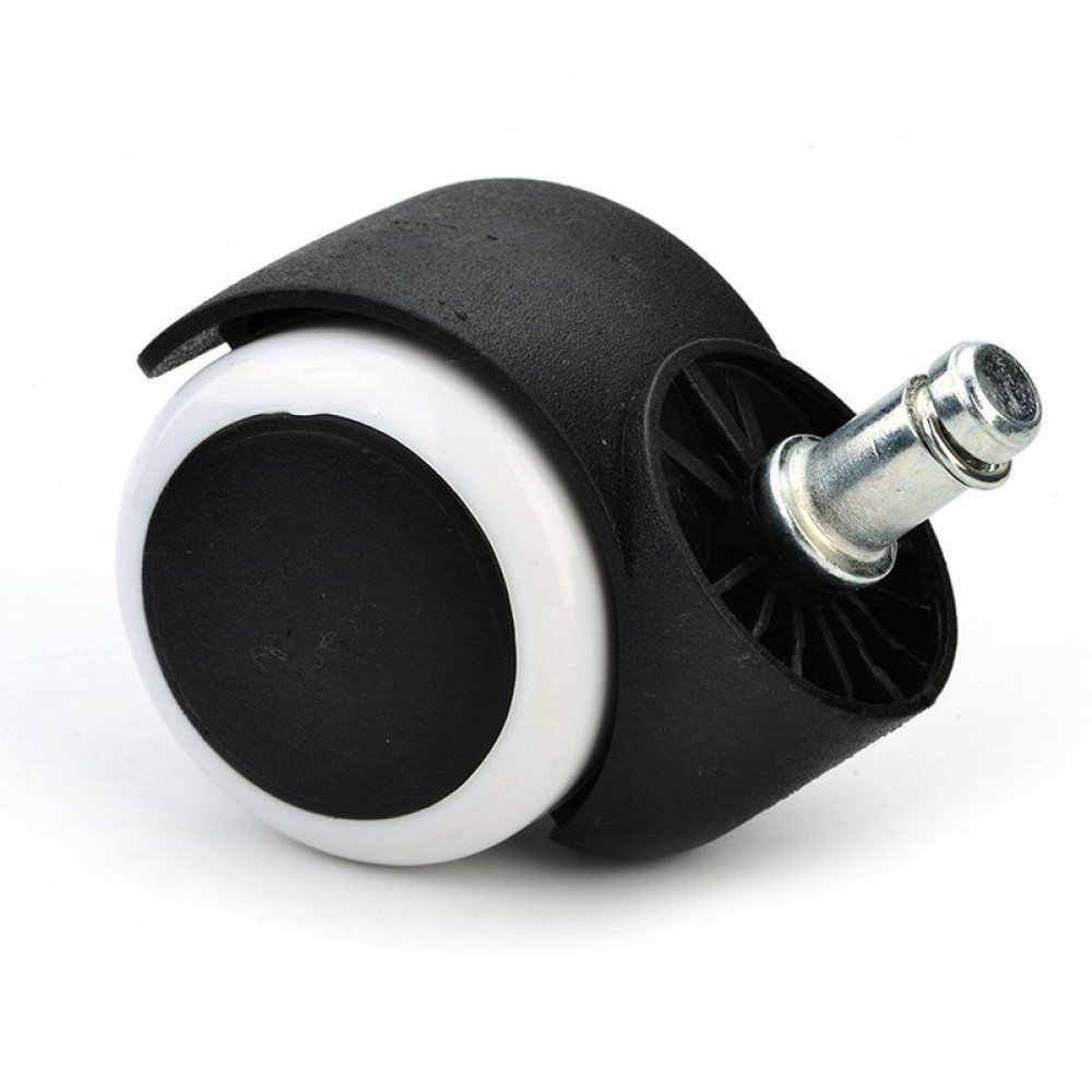 2 Inch 11 x 22mm Plunger Swivel Casters Chair Replacement Wheels(White)