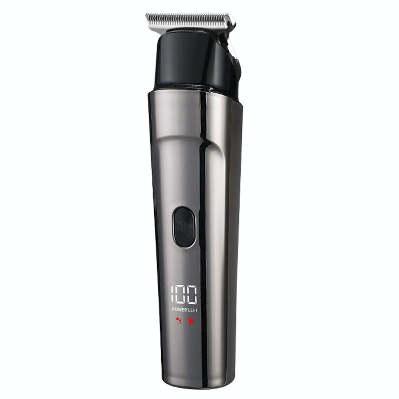 Rechargeable Home Hairdresser Electrical Hair Clippers Hair Shaving Device(Gray)