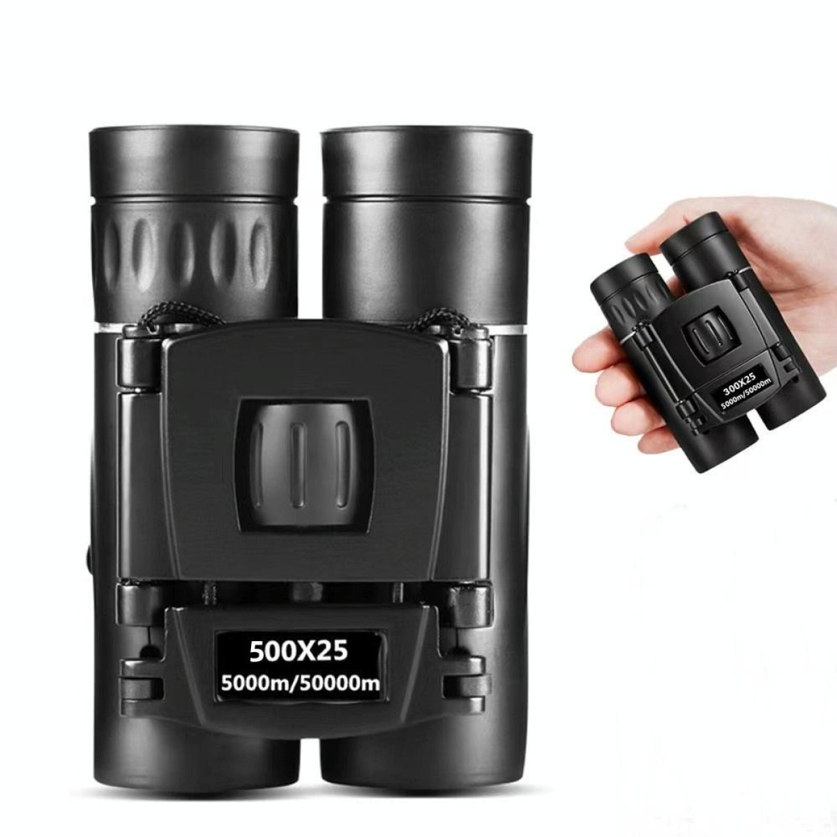 500 x 25 Standard HD Powerful Folding Binoculars for Hunting Outdoor Camping