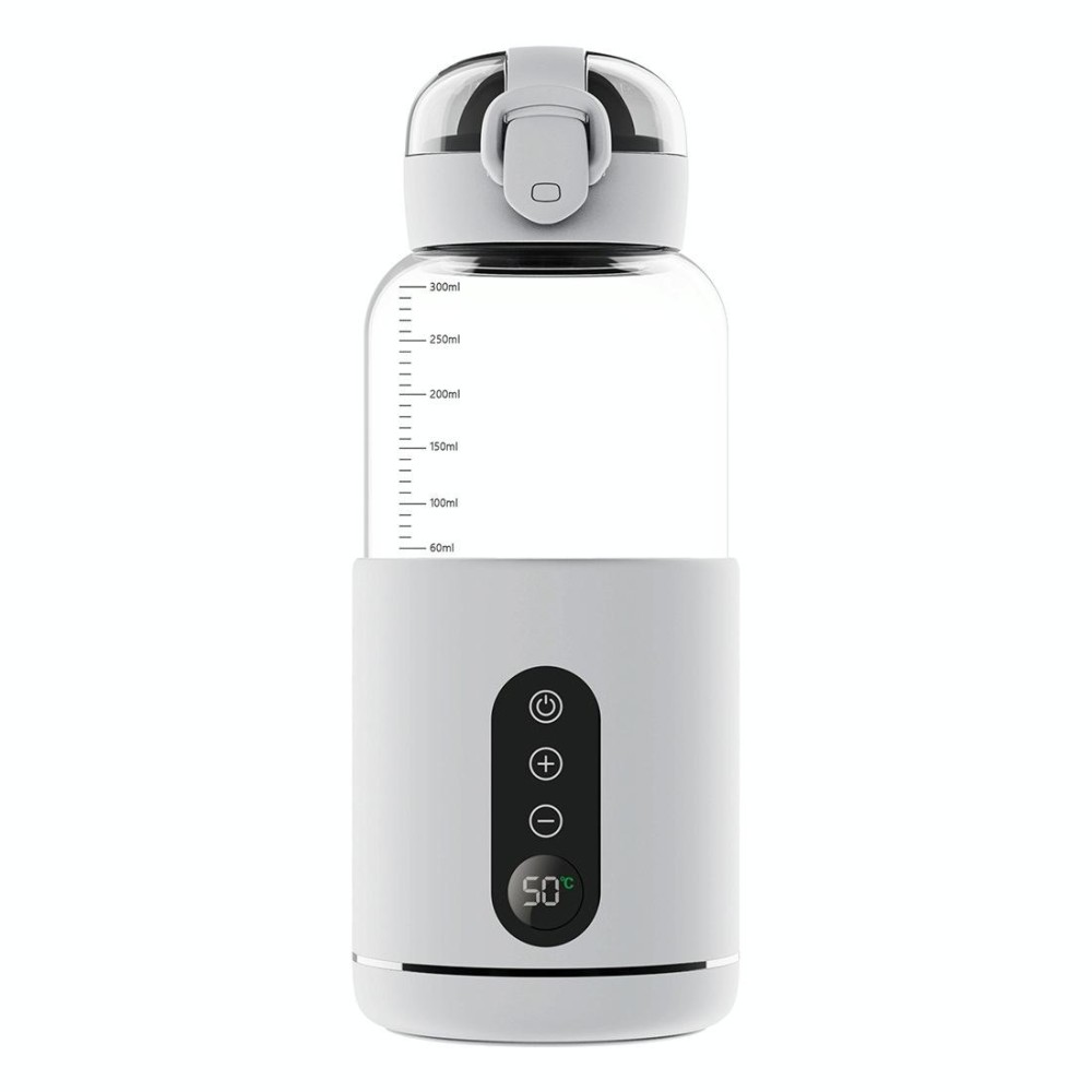 300ml Wireless Instant Water Warmer Electric Kettle for Baby Formula With 5200 mAh Battery Capacity(White)