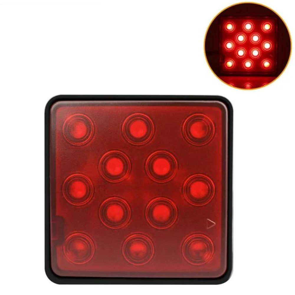 Automotive LED Trailer Lights Universal Rear Brake Lights, Color: Red Shell 12 Lights