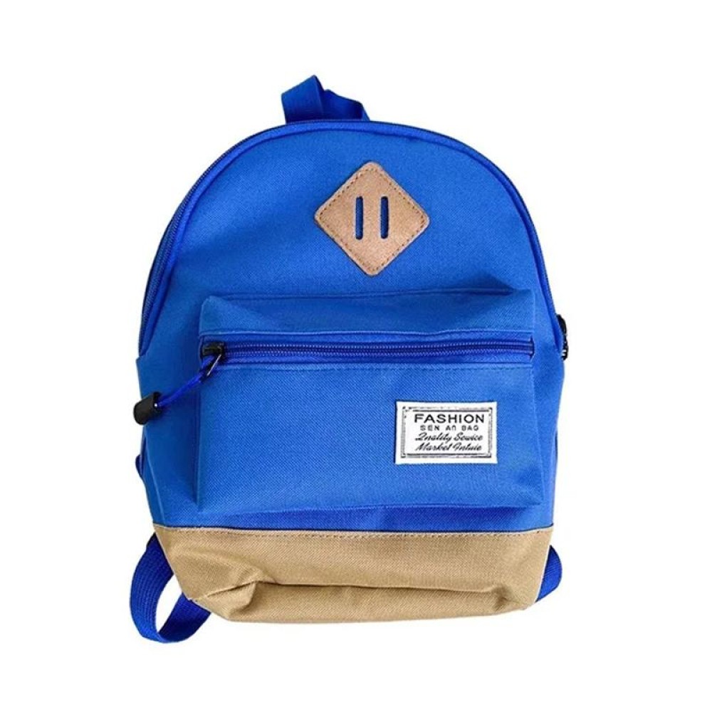 3-6 Year Old Kindergarten Children School Bag Simple Design Shoulder Bag(Blue)