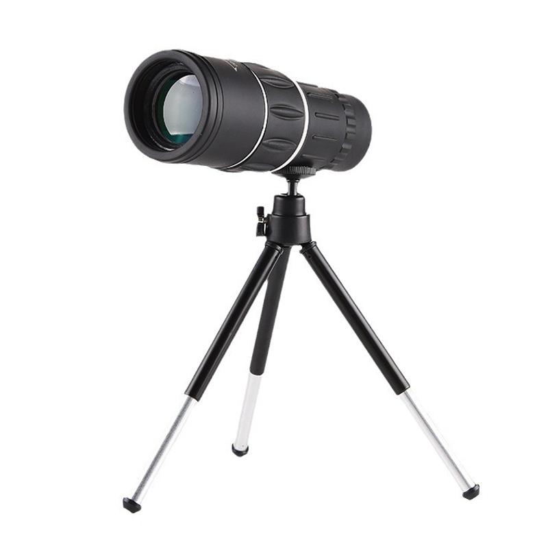 16x52 High Definition Outdoor Bird Viewing Monocular Telescope, Spec: with Clip+Tripod