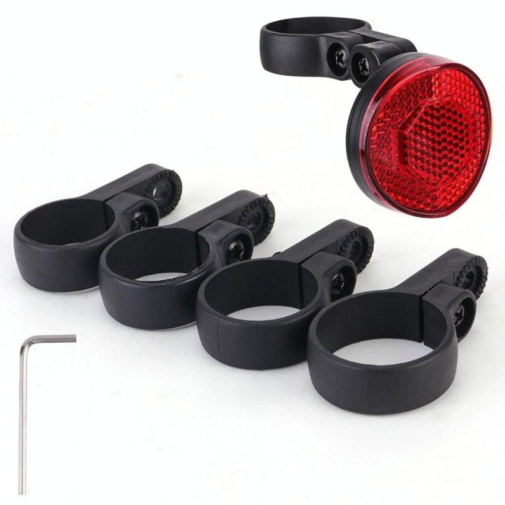 For Airtag Hidden Reflective Tail Light Bicycle Mount(Red)