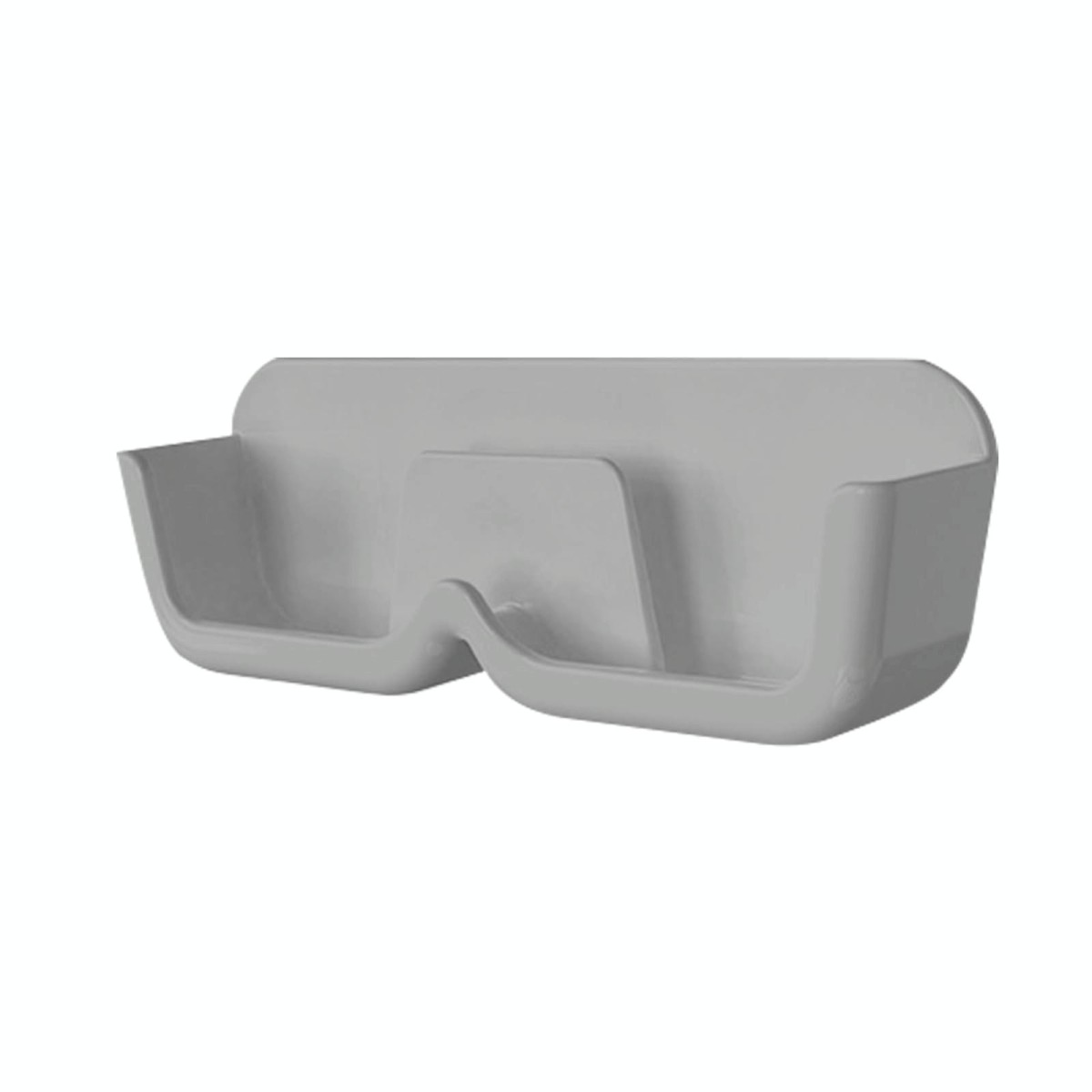 Wall-Mounted Adhesive Sunglasses Storage Shelf Eyeglasses Display Stand(Grey)