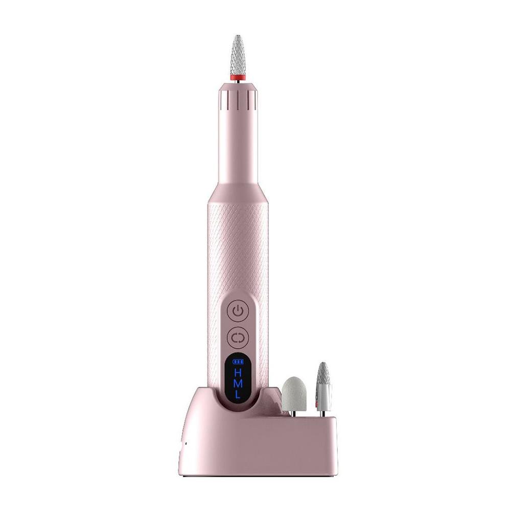 M3 USB Charging Portable Electric Nail Polisher Nail Art Tools Home Nail Art Instrument(Pink)