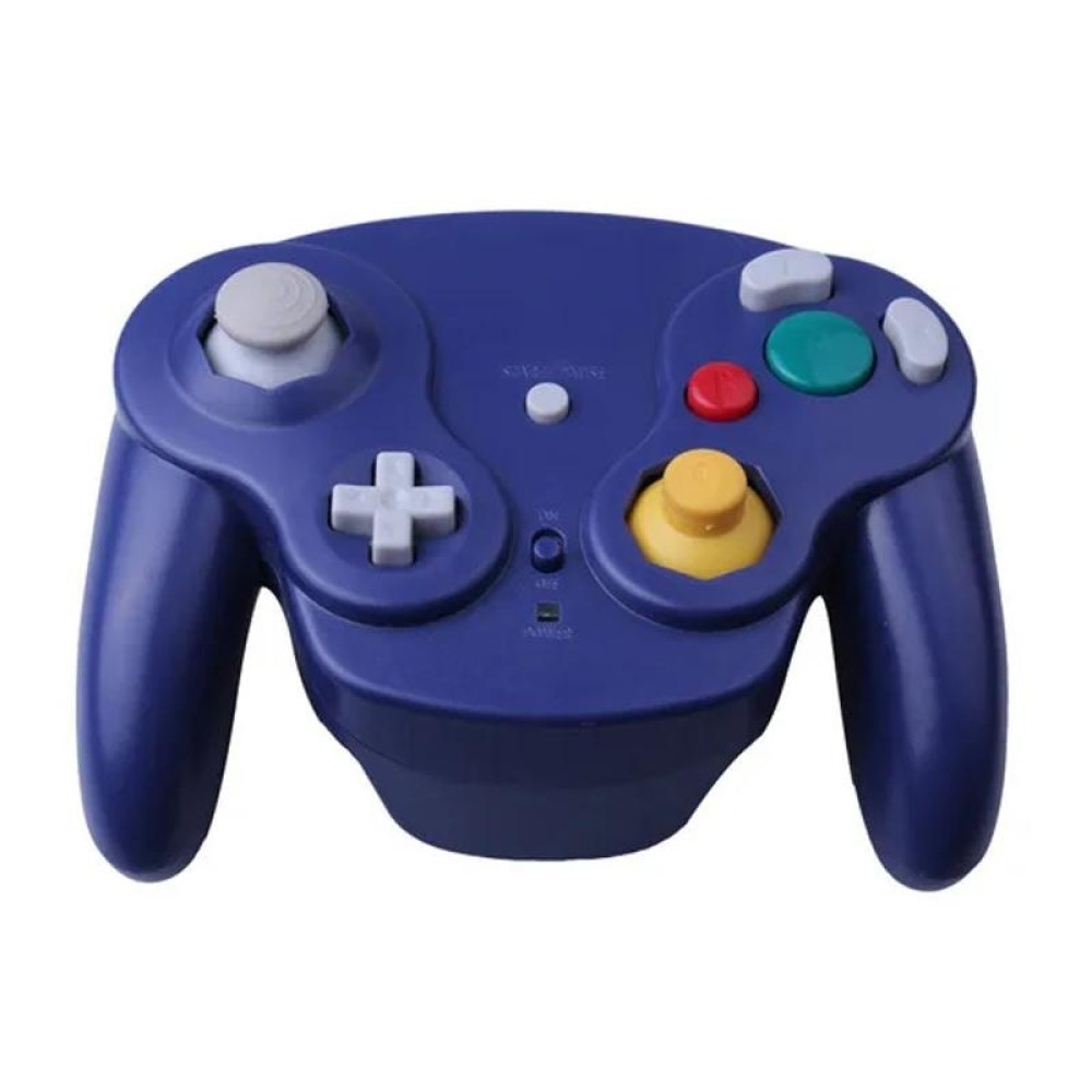 For NGC Gamepad 2.4G Wireless Gamepad Compatible With Wii(Blue)