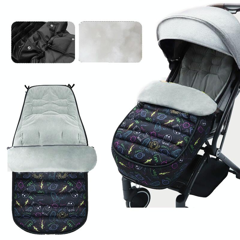 Universal Stroller Sleeping Bag Windproof Footmuff Non-Slip Warm Bunting Bag, Style: Starry Sky