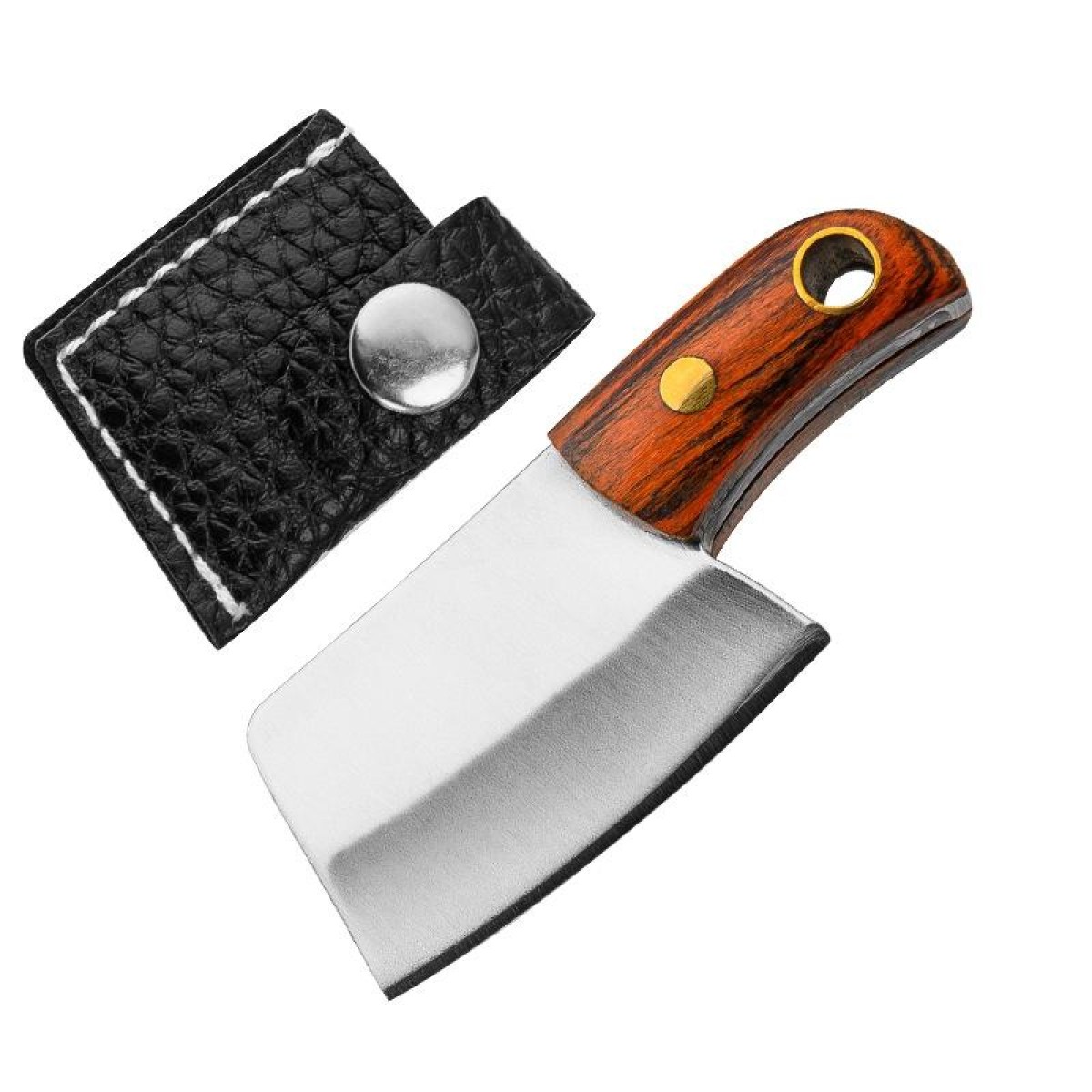 Mini Knife Keychain Portable Removal Express Pendant Accessory With Holster, Model: Colorful Wood Sanding