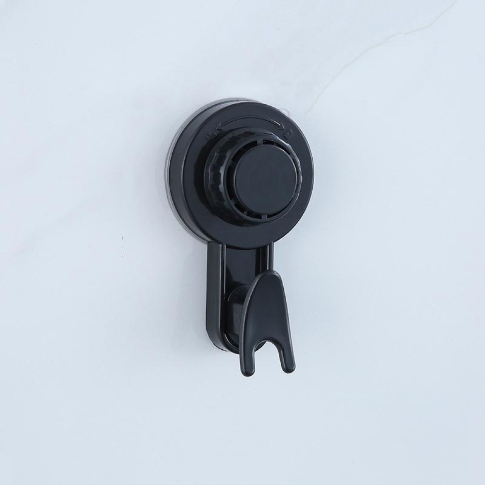 Wall Strong Suction Cup Hook Punch Free Rotating Multi-Purpose Hooks(Black)