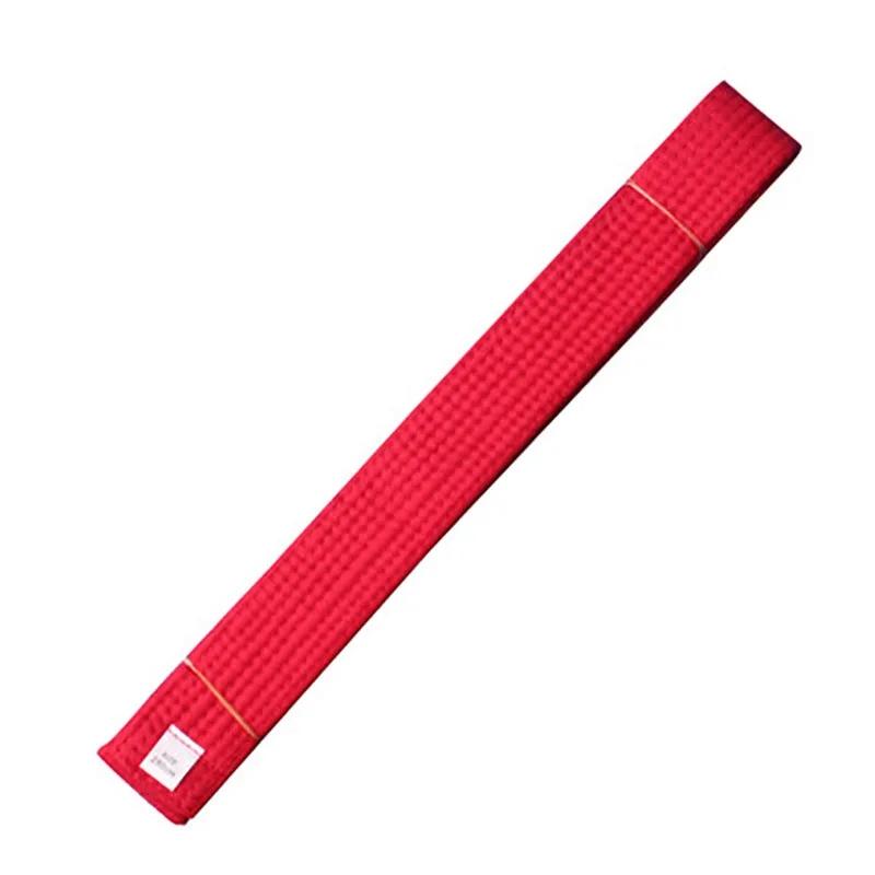 Grade Certified Taekwondo Belt Karate Waist Belt Taekwondo Uniforms Sash, Size: 2.6m(Red Belt)