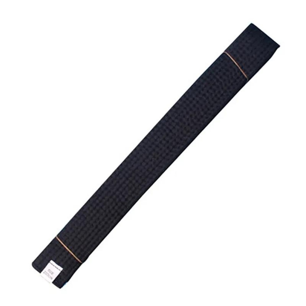 Grade Certified Taekwondo Belt Karate Waist Belt Taekwondo Uniforms Sash, Size: 2.6m(Black Belt)