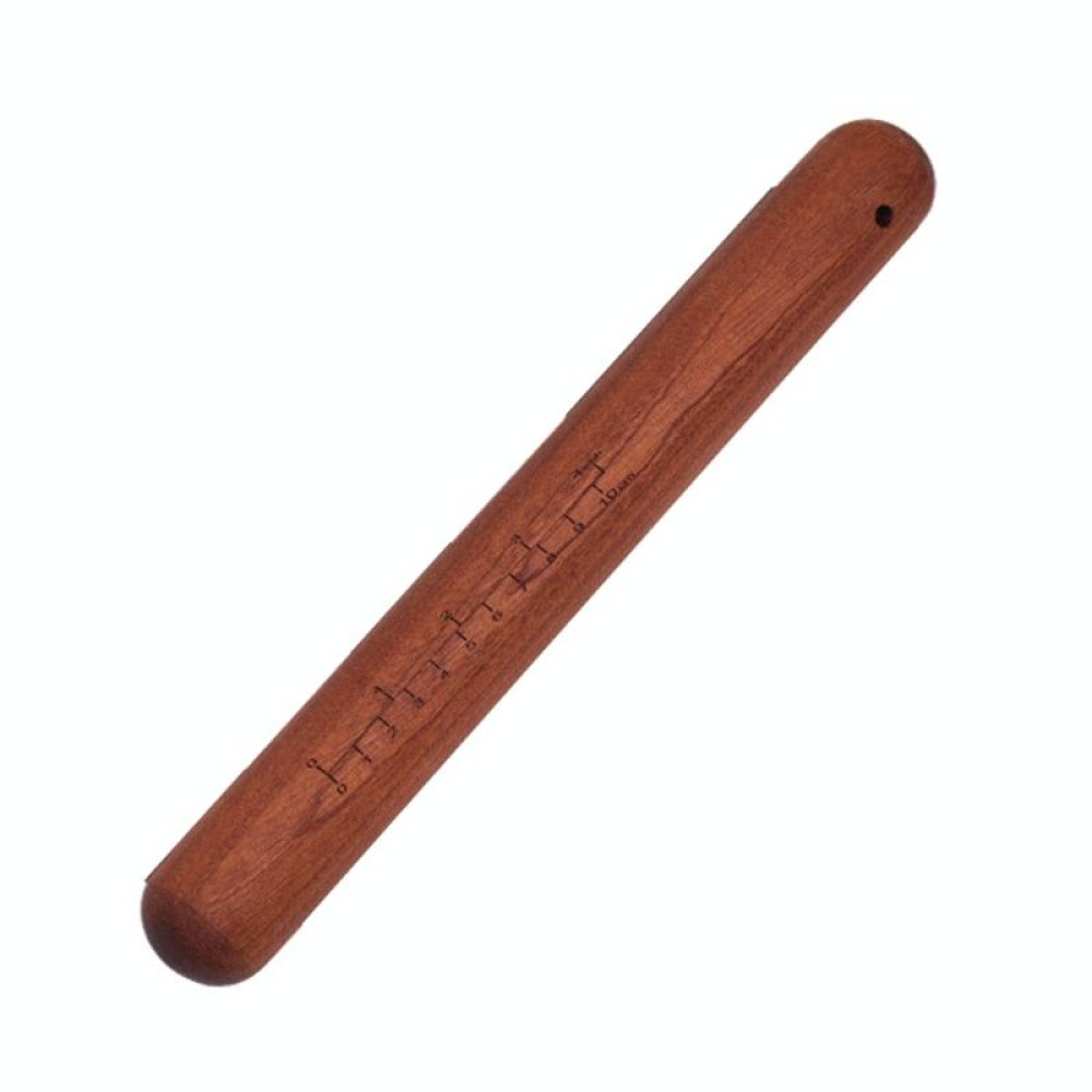 30x3.6cm Home Wooden Rolling Pin Nonstick Red Sandalwood Rolling Stick