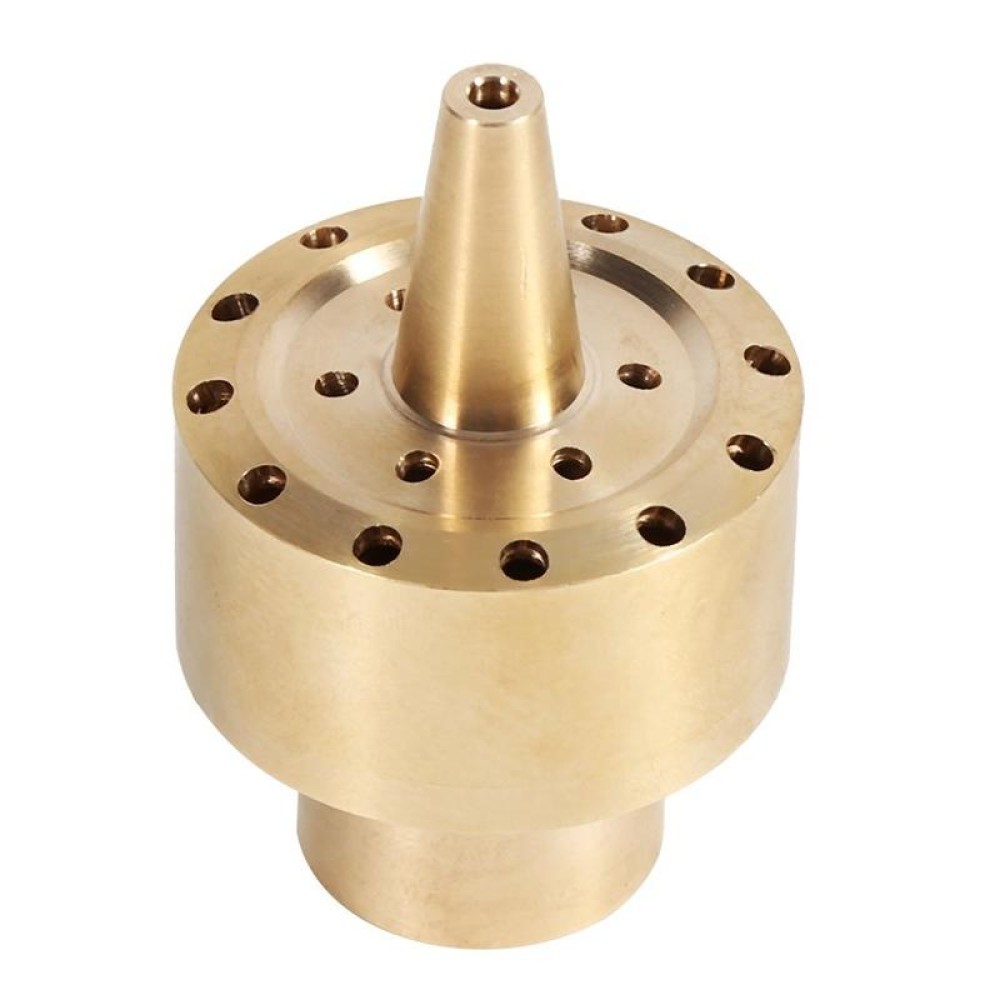 All Brass Flower Column Nozzle Inner Wire Garden Water Features Landscape Fountain Nozzle, Specification: DN15 4 Points