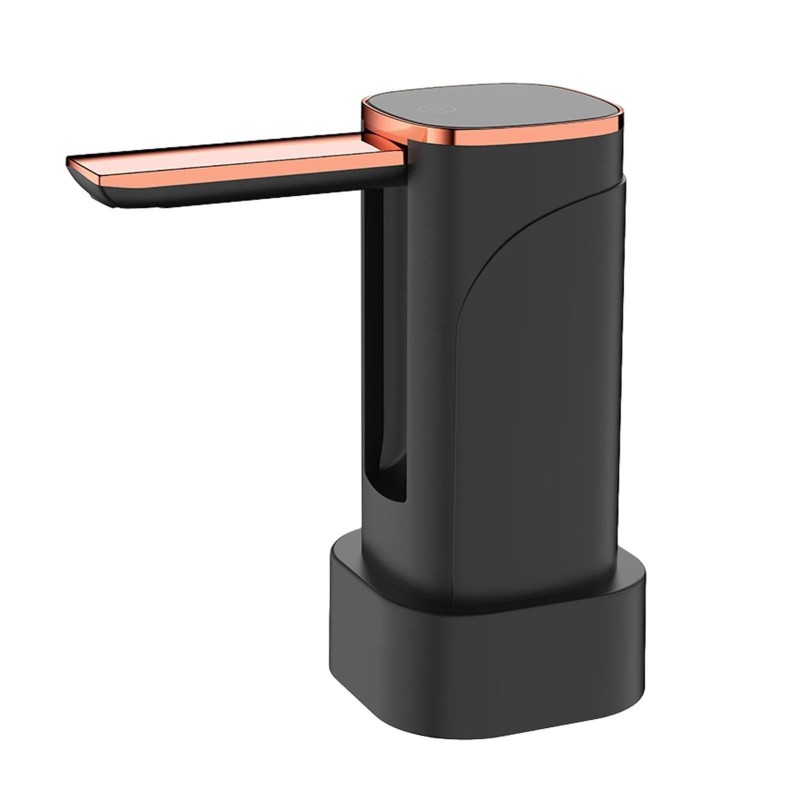 Digital Display Foldable Water Bottle Pump Electric Water Dispenser(Black)