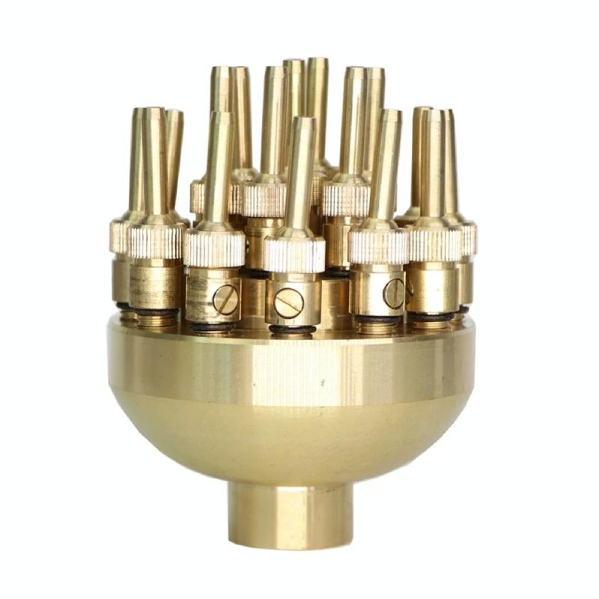 DN50 2 inch Copper Adjustable 3-Layer Flower Nozzle Waterscape Layer Flower Fountain Sprinklers