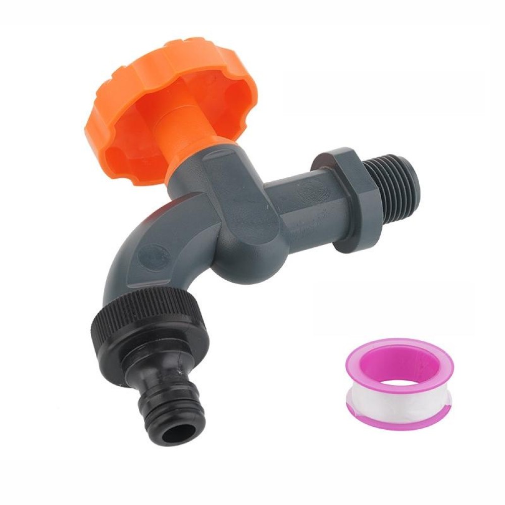 Outdoor Garden Connector Courtyard Valve Switch Faucet, Specification: With 6 Point Pacifier