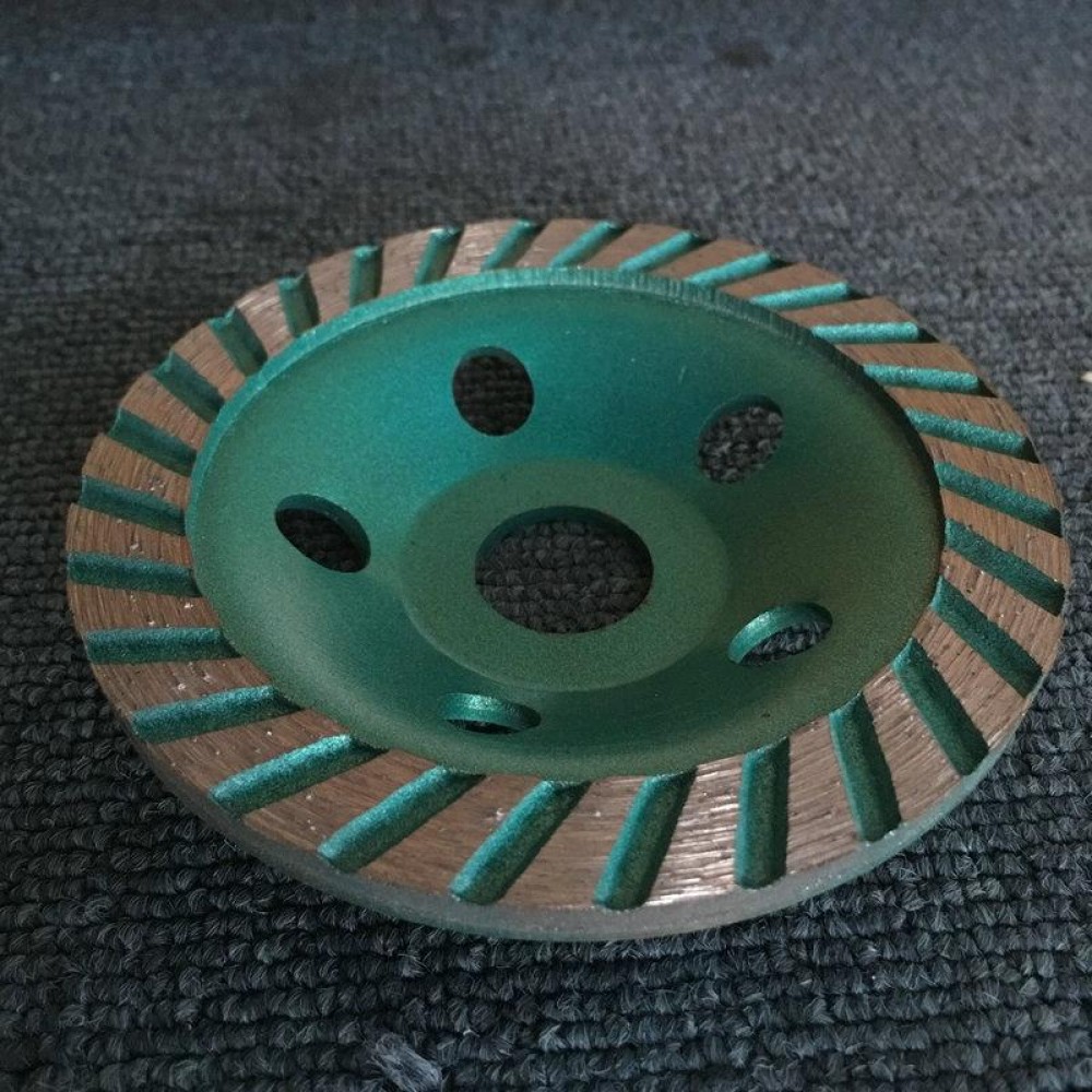 100mm Concrete Stone Diamond Grinding And Polishing Blades Ceramic Grinder Machine Fan Shape Grinding Wheel, Specification: A Level Fine Tooth