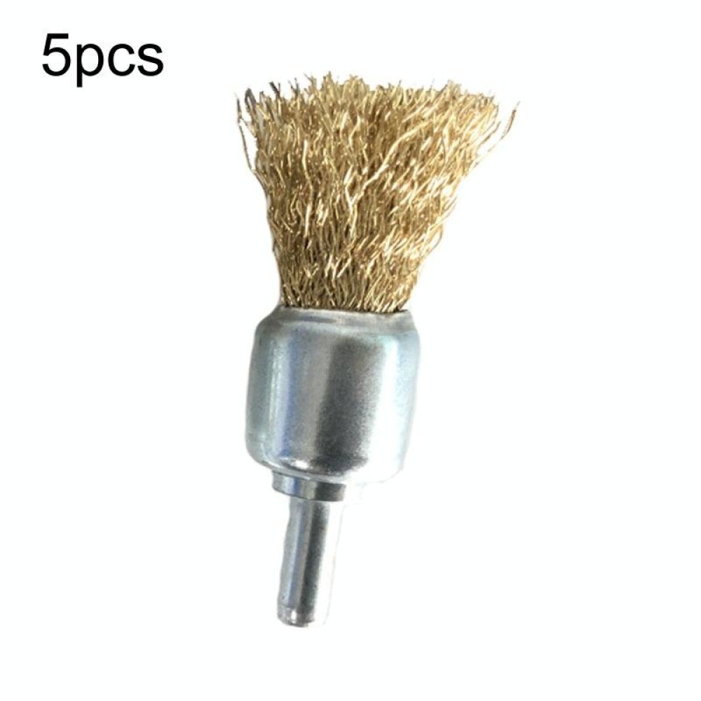 30x6x25mm 5pcs Wire Brush Industrial Grade Stainless Steel Rust Removal Wire Brush