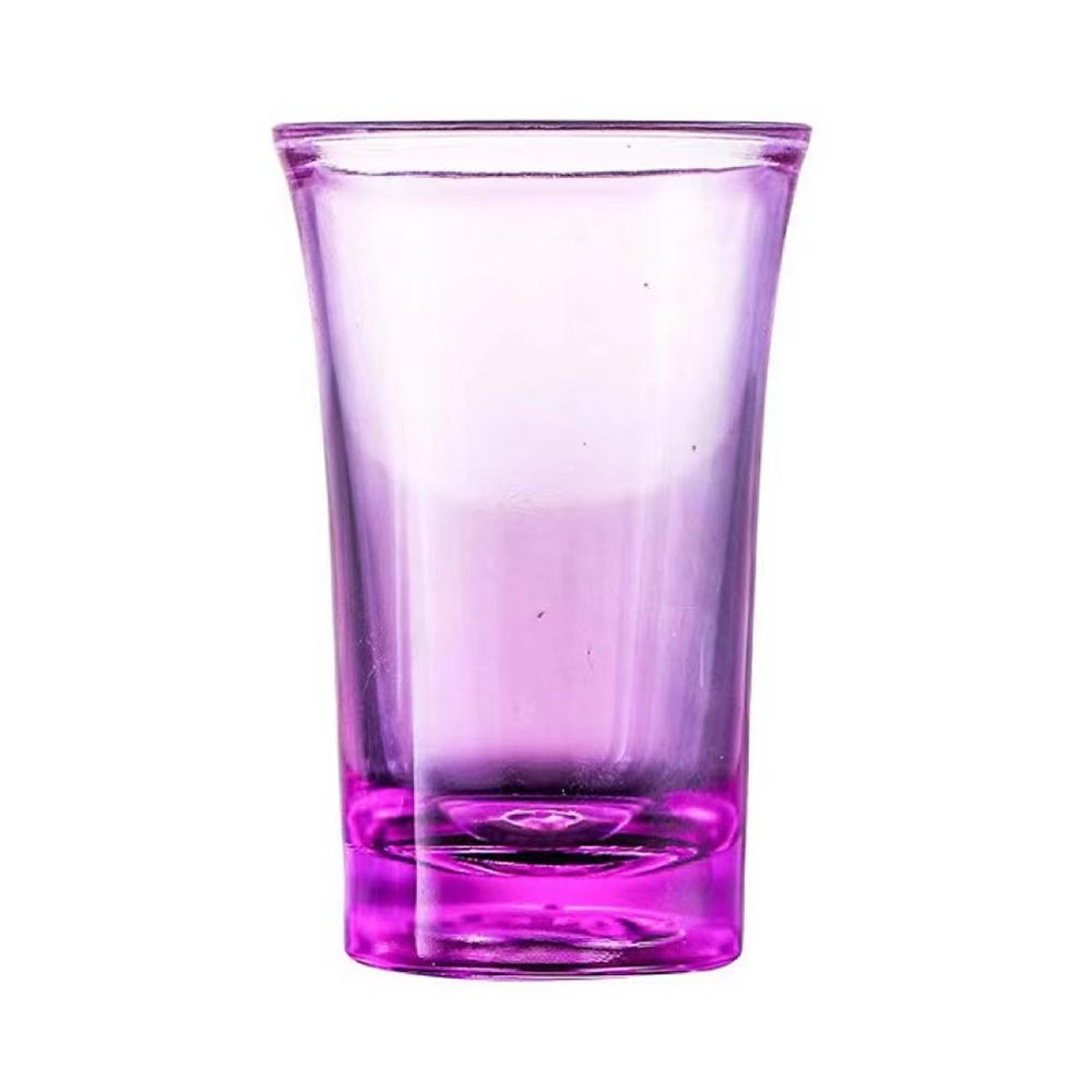 35ml Bar Party Acrylic Colorful Cup Mini Liquor Glass, Color: Purple