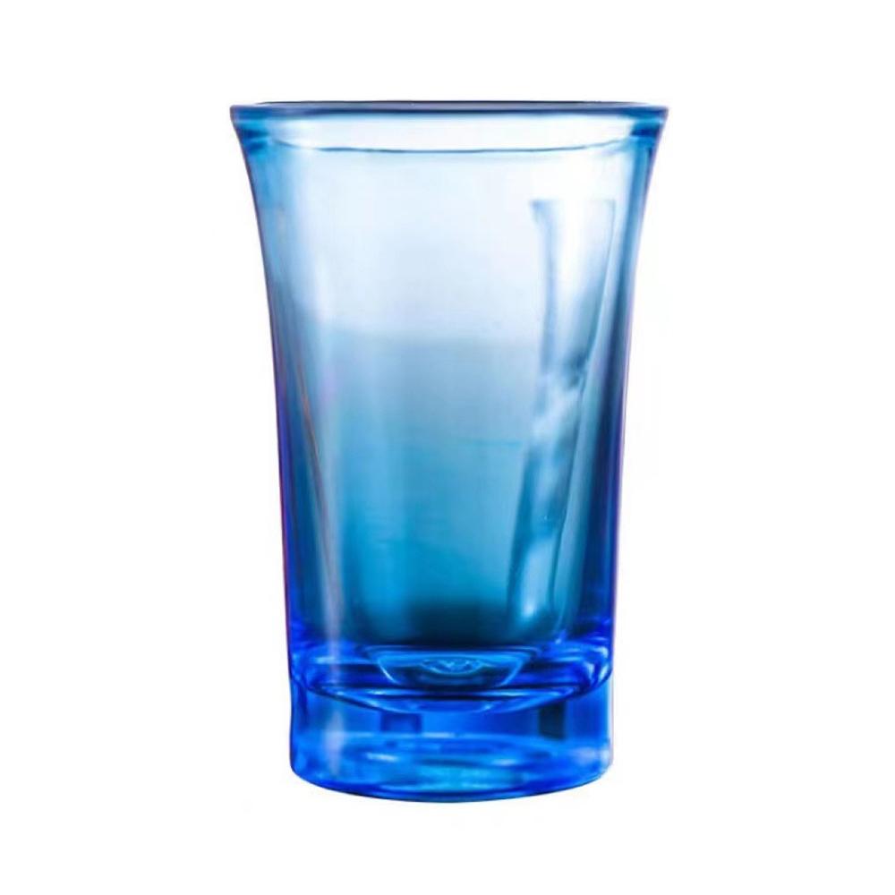 35ml Bar Party Acrylic Colorful Cup Mini Liquor Glass, Color: Blue