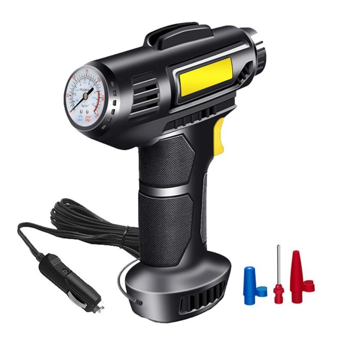 Portable Multifunctional Car Inflator Automobile Tire Pneumatic Pump, Model: Wired Pointer