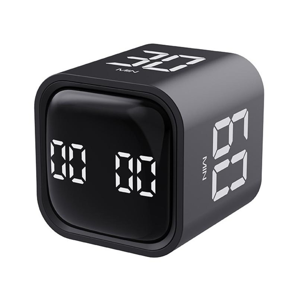 F4 Study Timer Kitchen Cooking Countdown Reminder Multifunctional Digital Alarm Clock(Black)