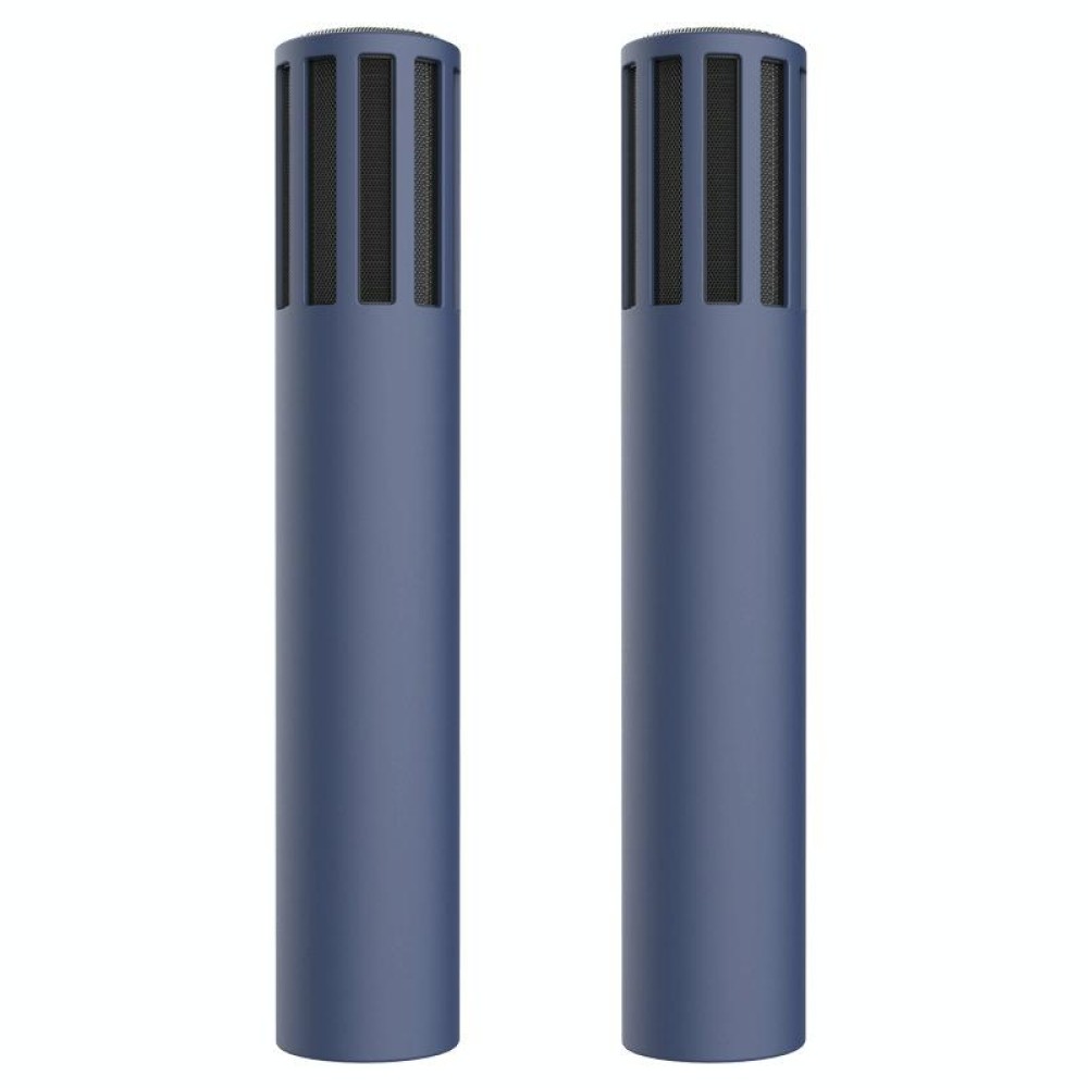 For Teslamic Microphone 1pair Silicone Protective Case Wireless Mic Cover(Midnight Blue)