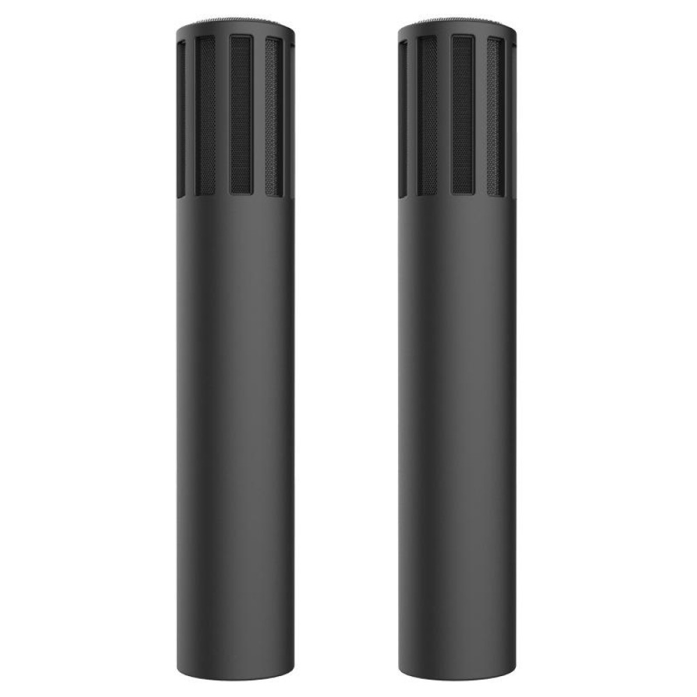 For Teslamic Microphone 1pair Silicone Protective Case Wireless Mic Cover(Black)