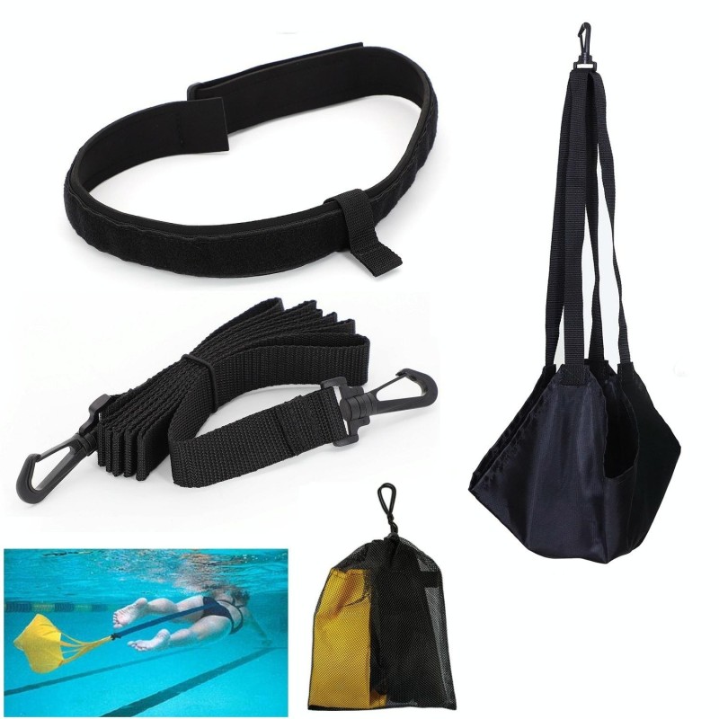 Swimming Strength Training Resistance Umbrella Set, Spec: 43cm Black