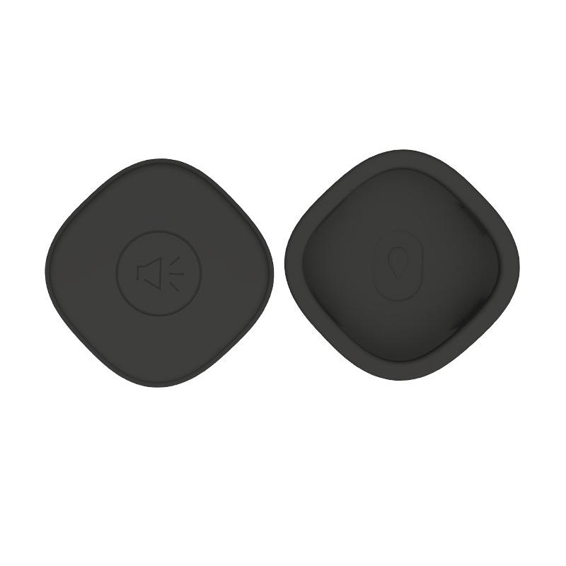 For Samsung Galaxy SmartTag Positioning Tracker Life Waterproof Silicone Protective Case(Black)
