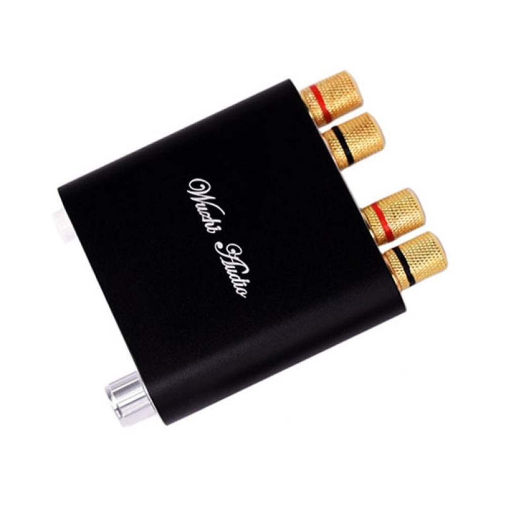 100W+100W Bluetooth Audio Digital Amplifier Board Module AUX USB External Sound Card(Black)