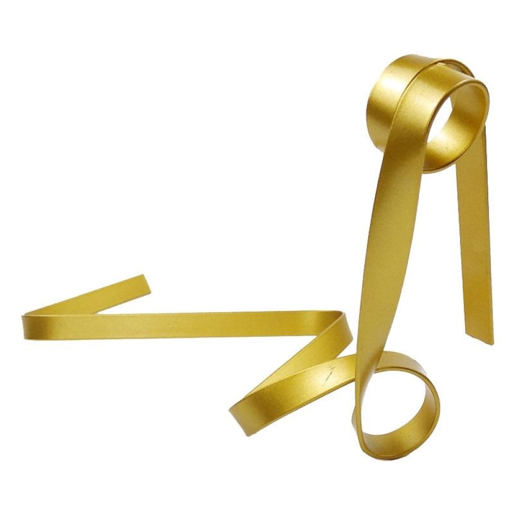 Metal Ribbon Suspended Wine Bottle Holder Home Desktop Decorative Ornaments(Gold)
