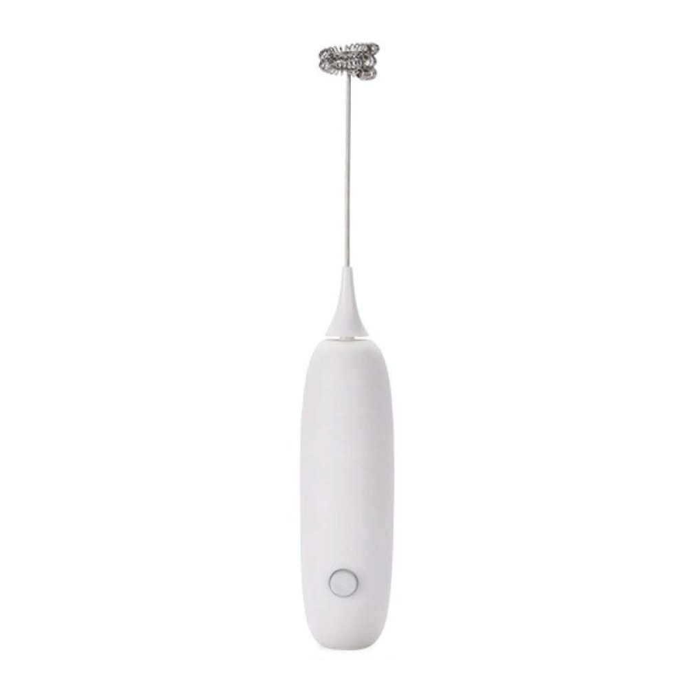 Cordless Handheld Milk And Coffee Frother Household Small Baking Mixing Tool(White)
