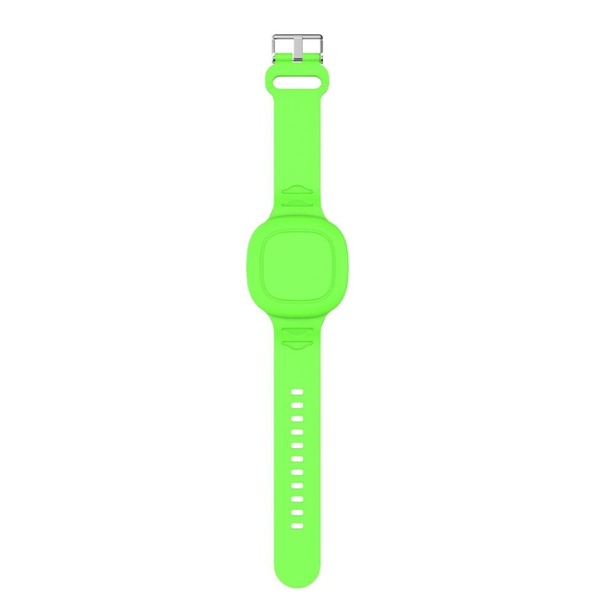 For Samsung Galaxy SmartTag Silicone Life Waterproof Strap Children Wristband Cover(Luminous Green)