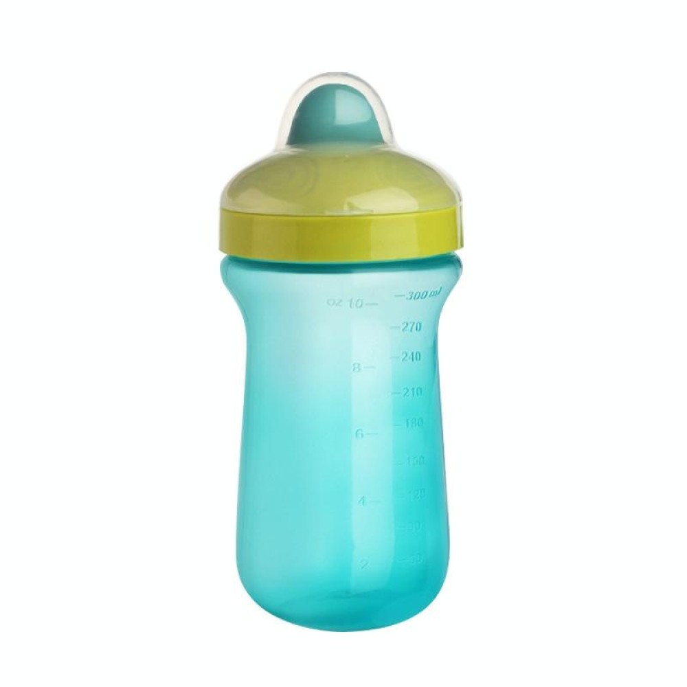 300ml Baby Learning Drinking Mug Children Portable Large Capacity Water Bottles(Green)