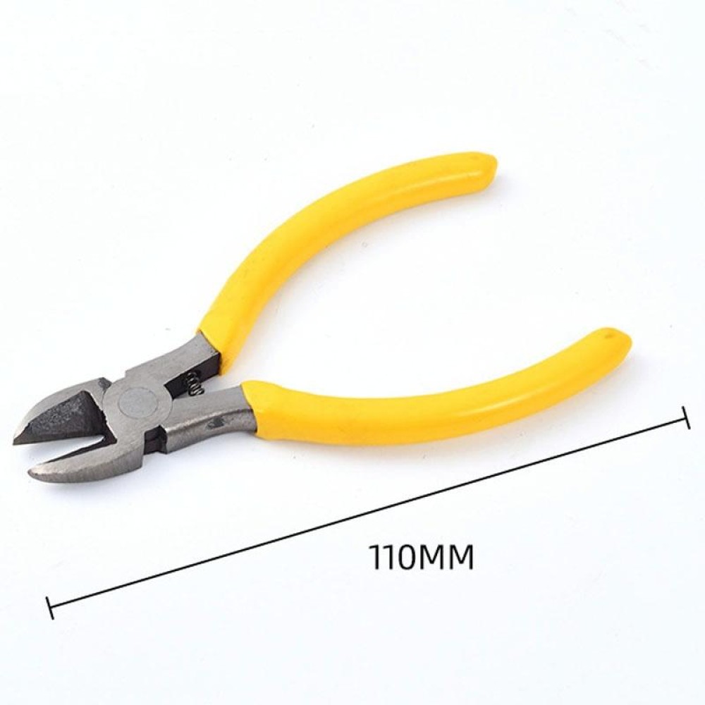 4.5 Inch Industrial Grade Mini Wire Pliers Portable Handmade Pliers With Plasticized Handle(Diagonal Mouth Plier)