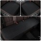 Automotive Fiber Linen Striped Four-Season Seat Cushion, Color: Black Front Row